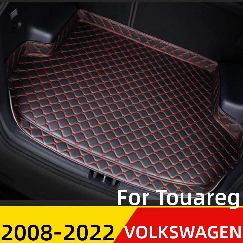 Car Trunk Mat For Volkswagen VW Touareg 08 22 High Side Waterproof Rear