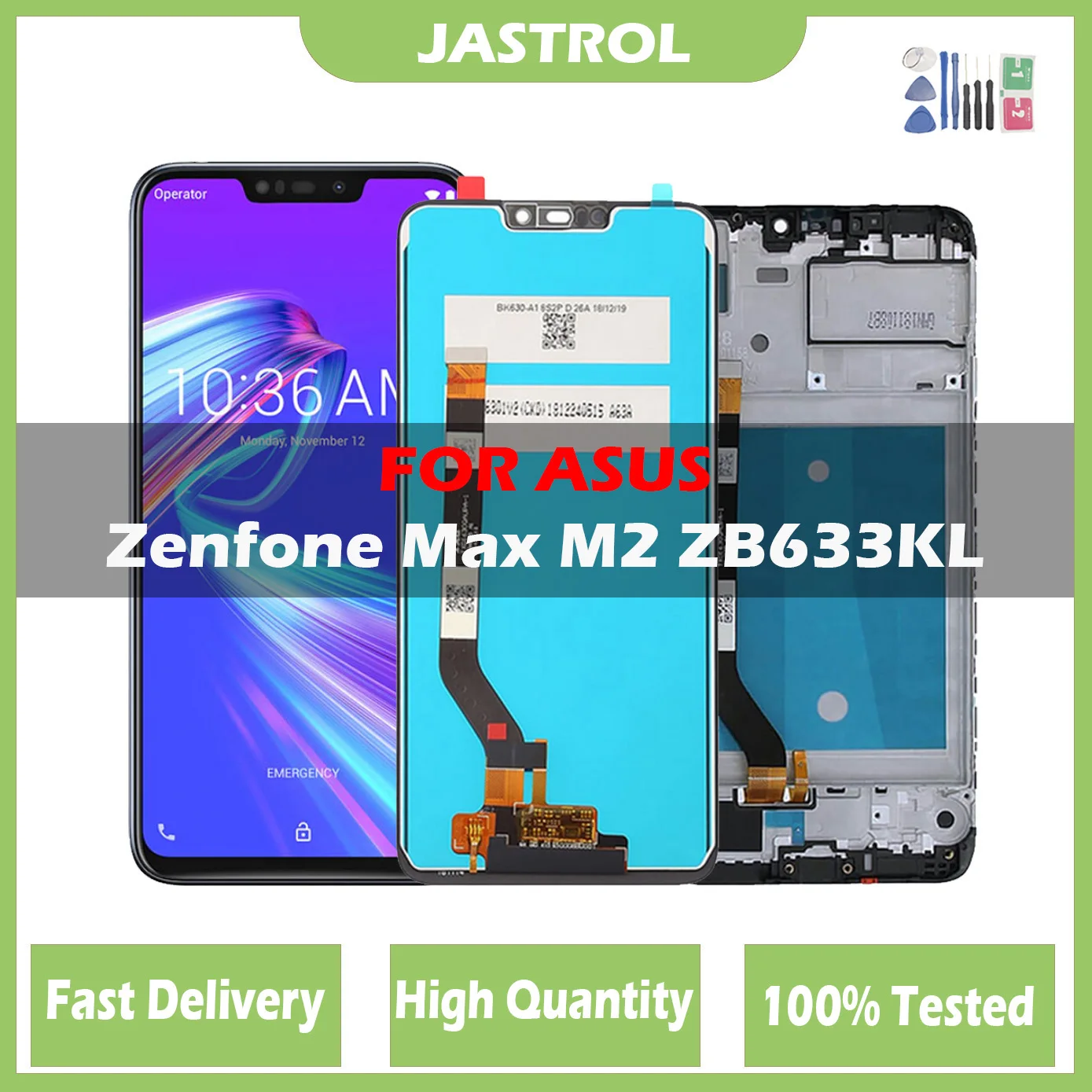 

6.26 Original LCD For Asus Zenfone Max M2 ZB633KL ZB632KL LCD Display Touch Screen Digitizer Assembly For Zenfone Max M2