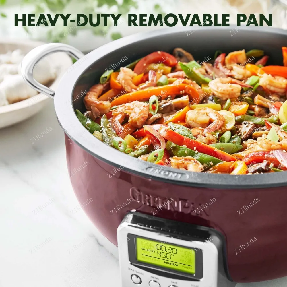 Intelligent electric frying pan, LED display screen 4