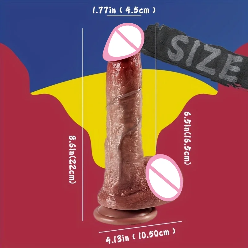 Super Realistic Dildo Dick Double Penetration Anal Plug Sexy Adult Female Vagina G-spot Stimulator Consolador Sex Toys for Women