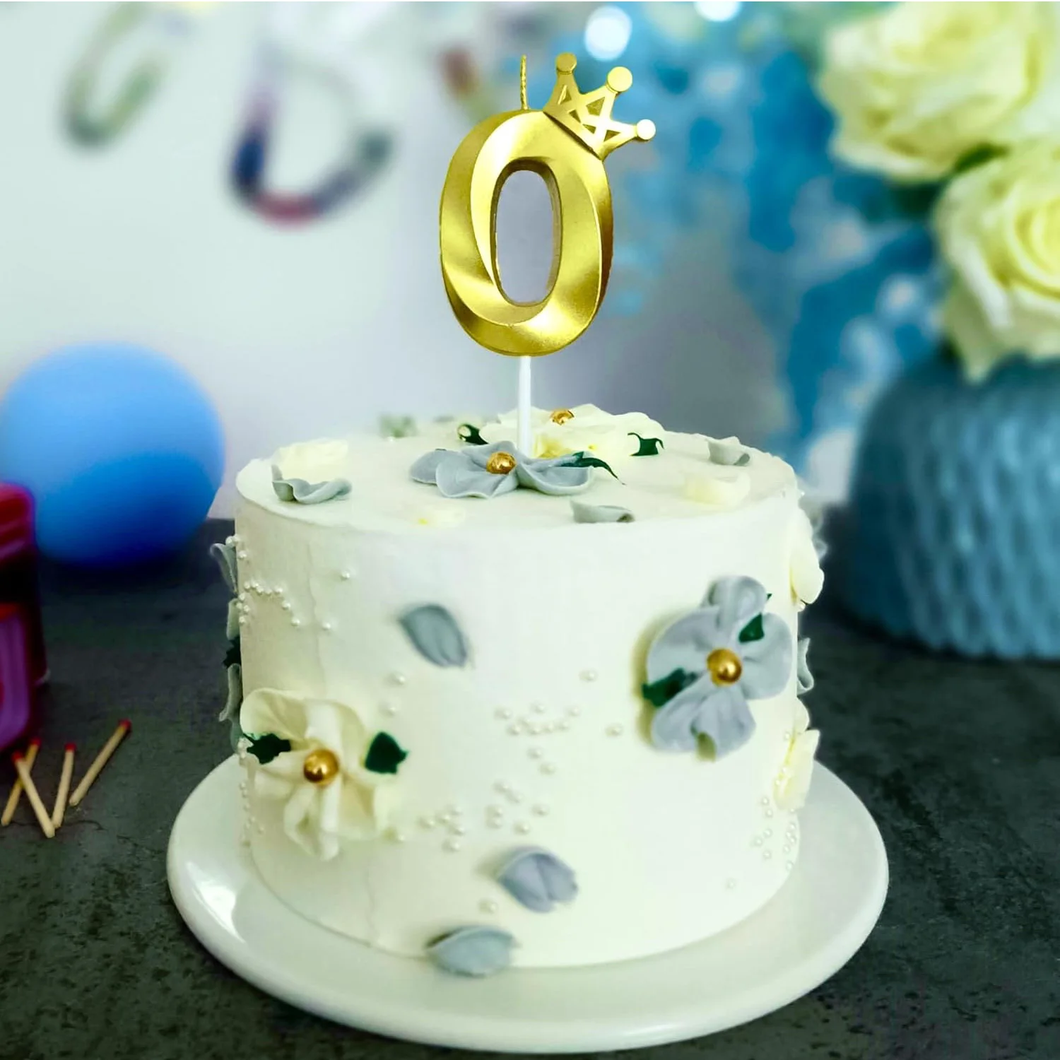 16. Geburtstag Kerzen Rose Gold Mit Krone – Cake Topper Für Teenager