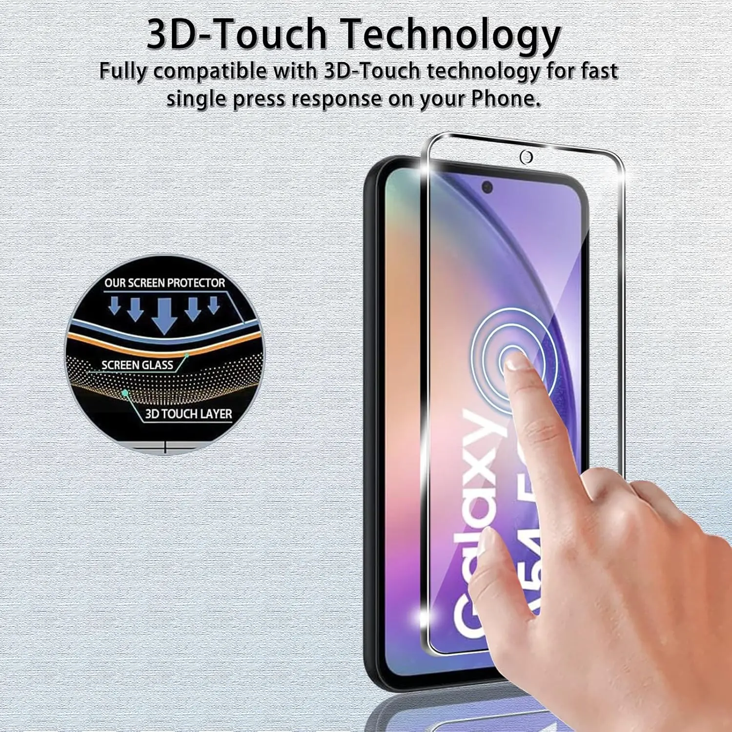 Premium 6.4 Tempered Glass Screen Protector Film