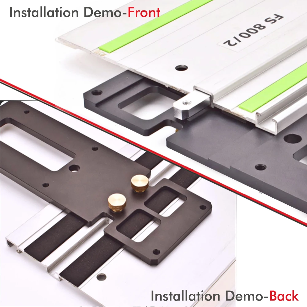 Metal Square Guide Rail For Circular Saws - Adjustable 0-60° Angle, Aluminum Alloy & Stainless Steel