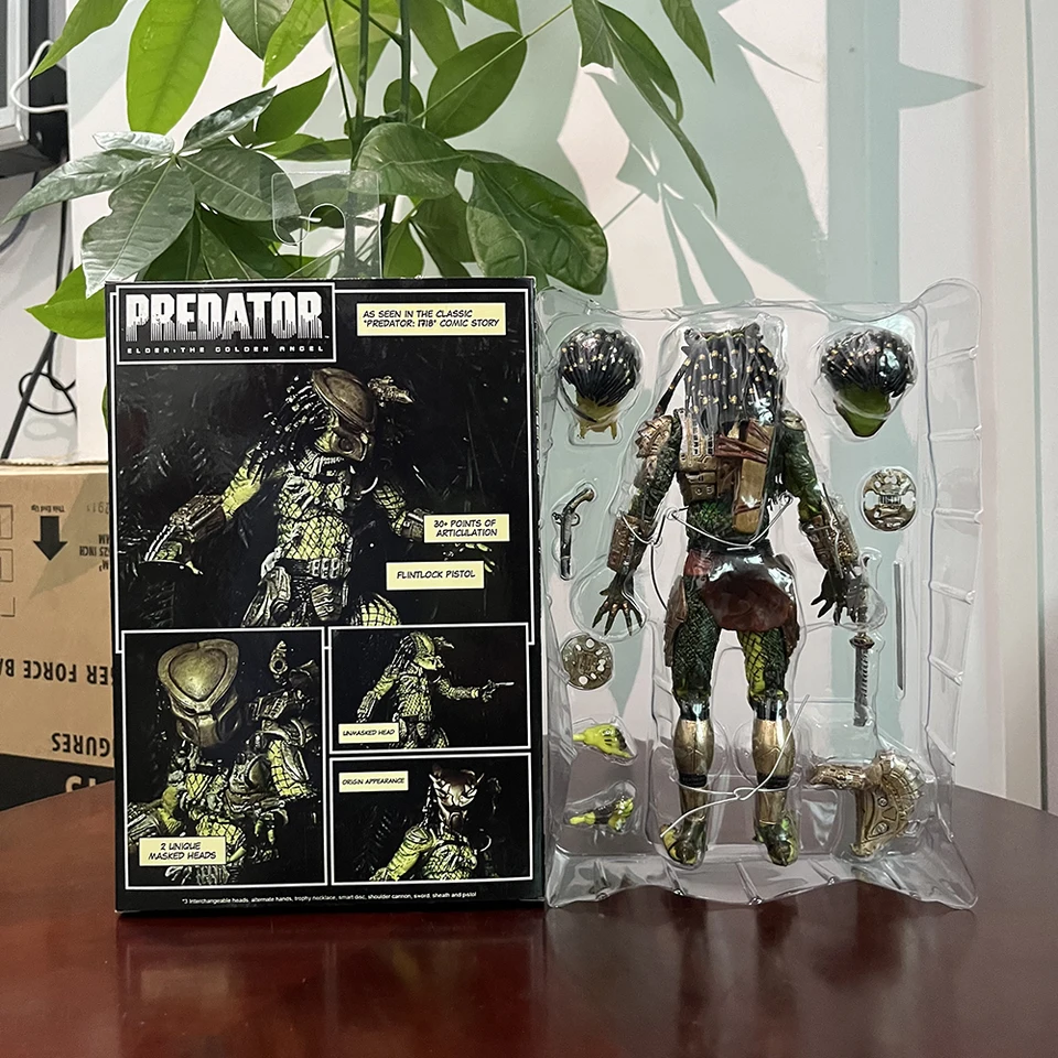 Figurine NECA Elder Predator 1/12 – LED – Édition Predator Vs Alien – Neuve