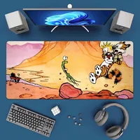 Comic C-Calvin and H-Hobbes Mousepad Office Large Mouse Mat Keyboard Mats Rubber PC Computer Game Big Anti-slip Mice Mat 1