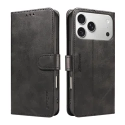 Light Luxury Faux Leather Phone Case with Built - in Stand and Card Holder - Galaxy A32 5G (Black)