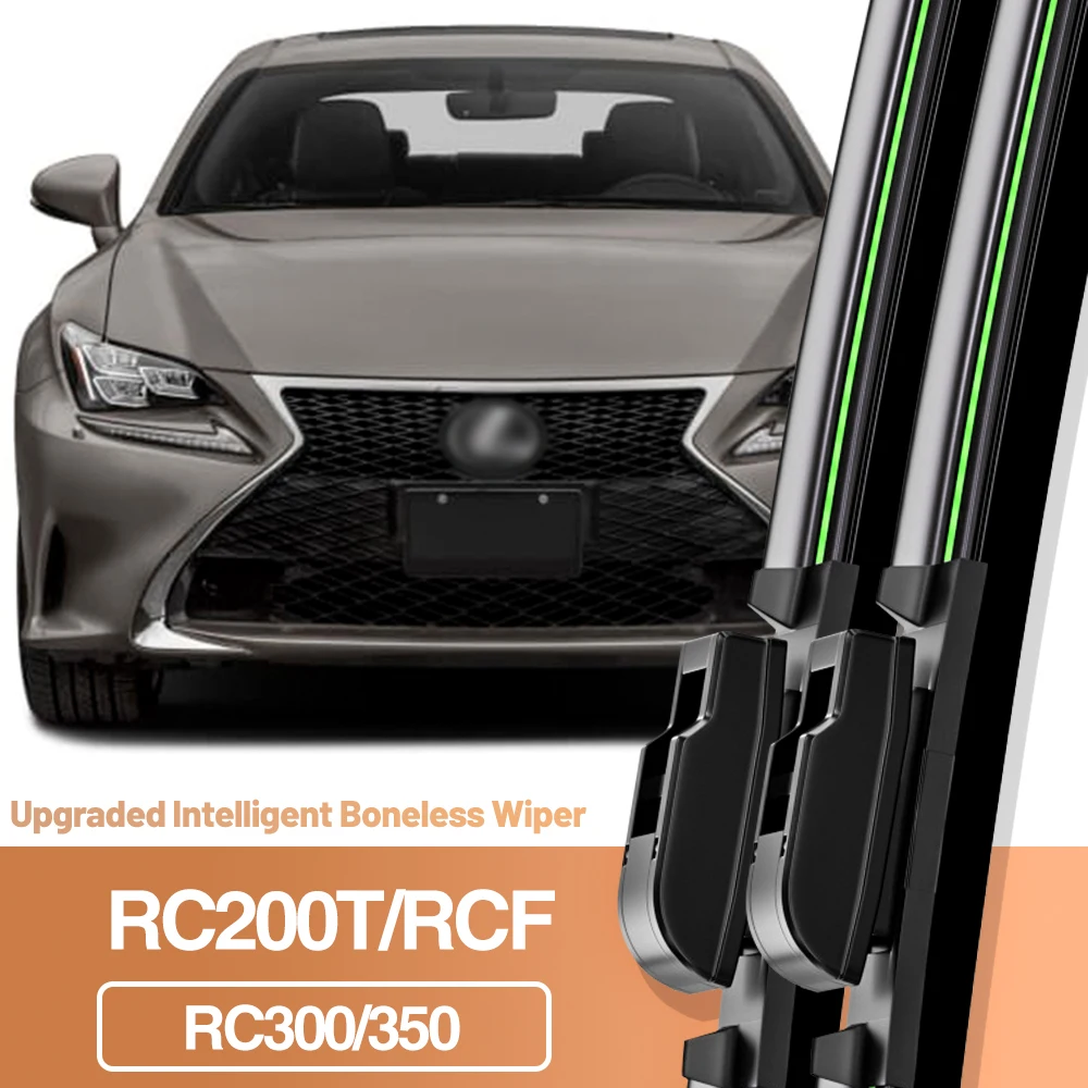 2 Pz Per Lexus Rc200T Rcf Rc300 Rc350 2015-2022 Spazzole Tergicristallo Anteriore Parabrezza Accessori Finestra 2016 2019 2020
