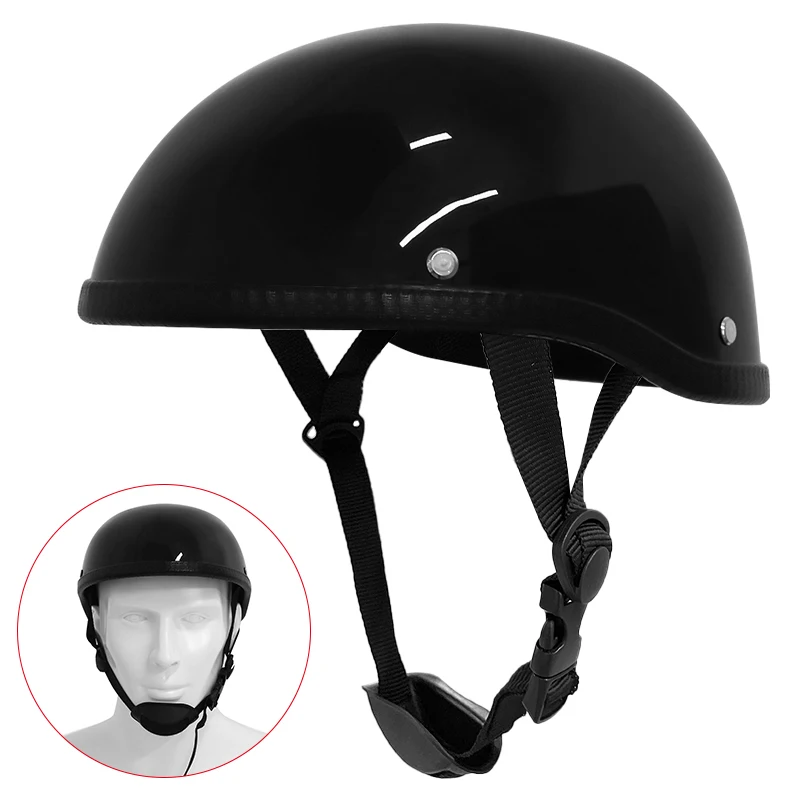 

Moto Unisex Motorcycle Helmet Scooter Biker Motorbike Racing Riding Helmet Helmet Open Face Retro Vintage