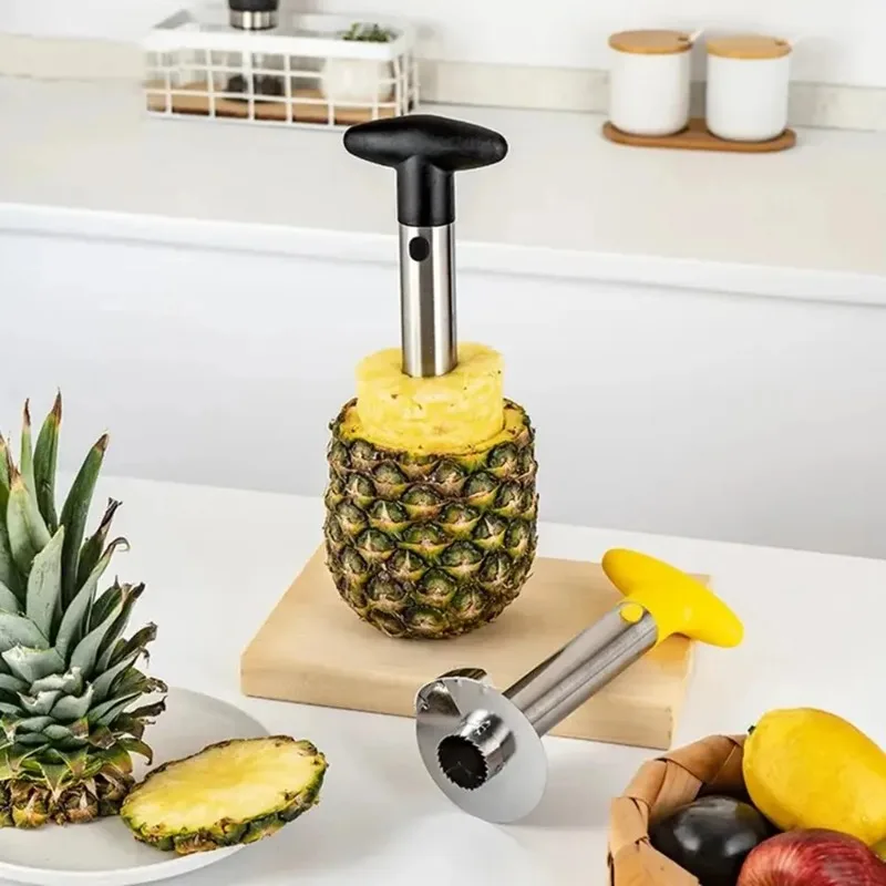 Stainless Steel Pineapple Peeler, Core Cutting Fruit Knife, Easy To Cut Kitchen Tools, Essential Household Items, Practical