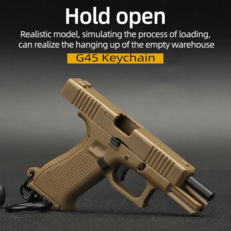Модель Glock 45 тактический пластиковый мини пистолет в форме пистолета кольцо для