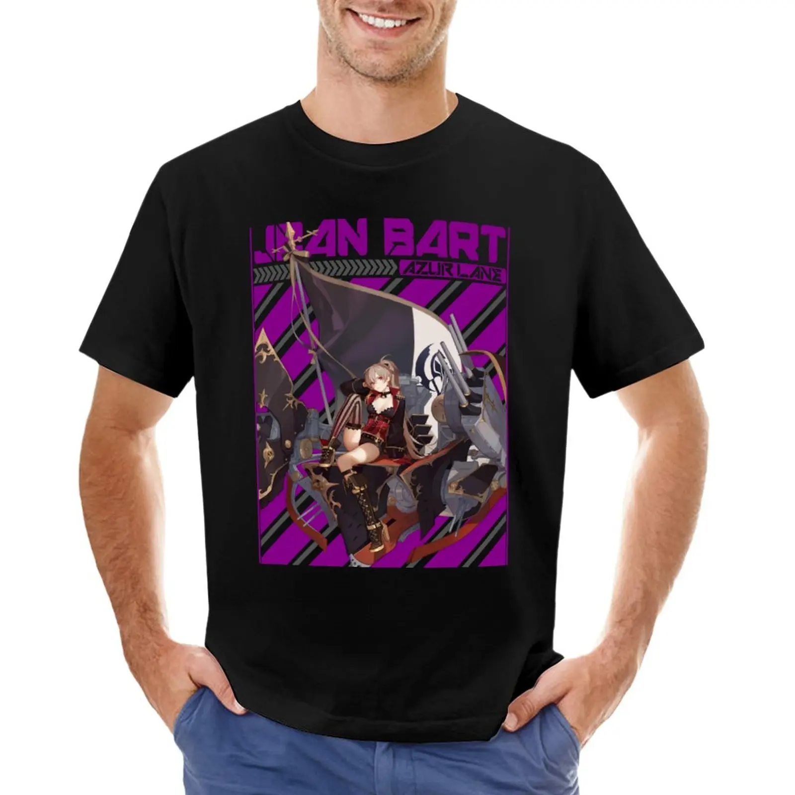 

AZUR LANE JEAN BART T-Shirt graphics plus sizes plain t shirts men