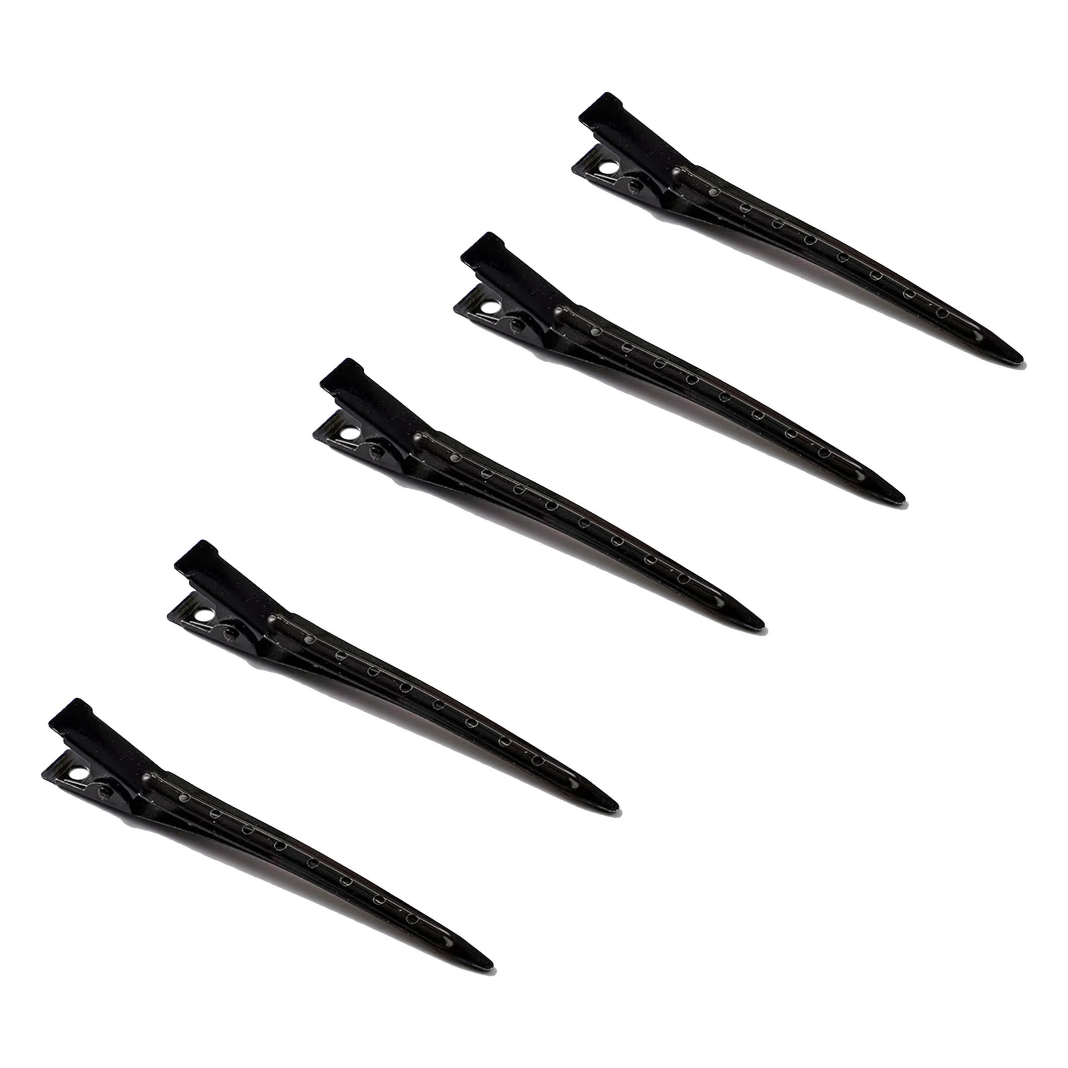 Pinces bec de canard en métal pour coiffure cheveux bouclés_voghion.com
