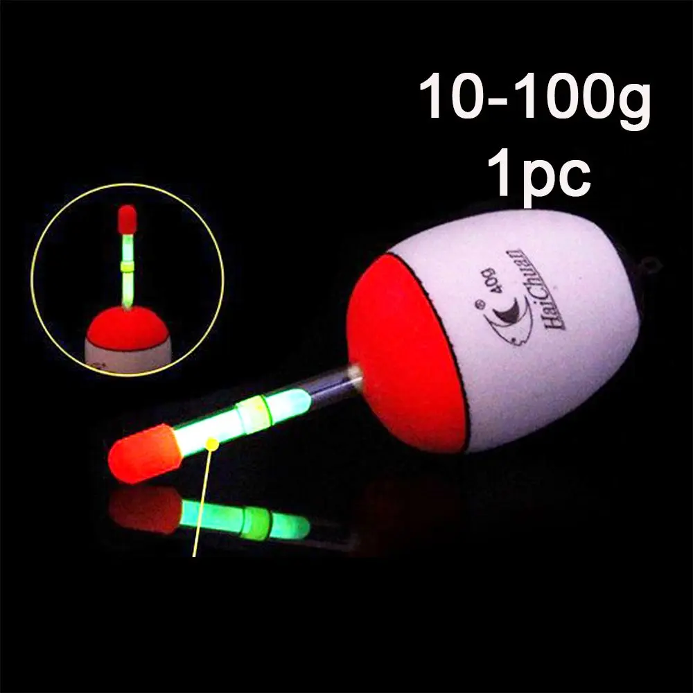 

New Plastic Luminous Fishing Night Float Eva Foam Light Stick Ball Boia