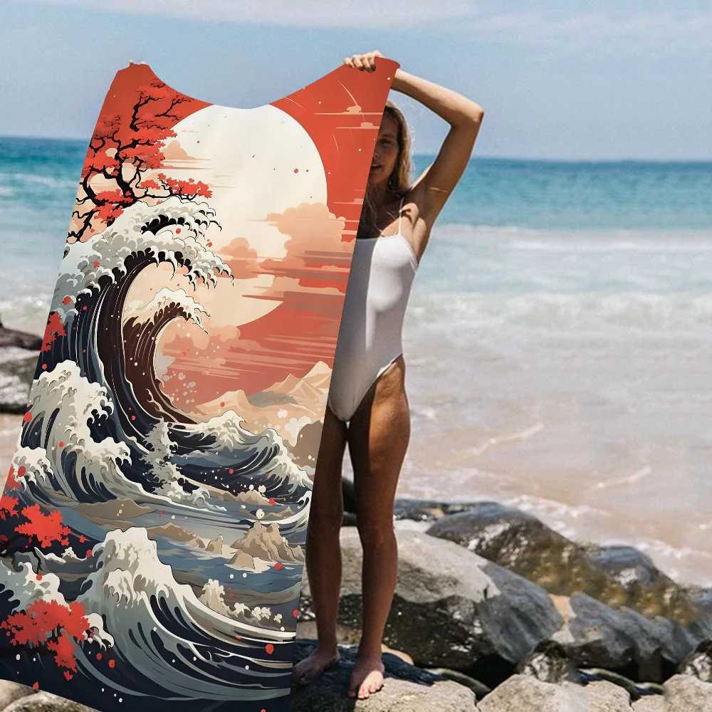 Great Wave Beach Towel 5