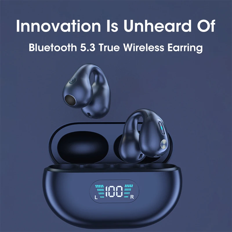Fones de Ouvido Bluetooth sem Fio com Ambie Sound Tws Earcuffs Bone Condução Brinco Esporte Fones de Ouvido Fones de Ouvido para Telefones Novo - Image 6