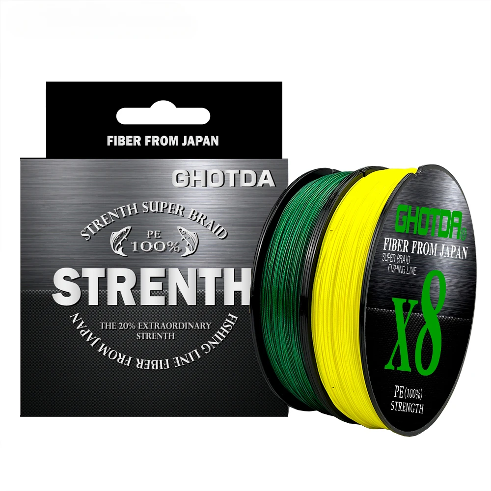 100M Braid PE Fishing Line 8 Strand 12 Strands 0.6#/0.8#/1.0# Far Casting Distance Super Strong  13LB 18LB 25LB 30LB 50LB 92LB 3