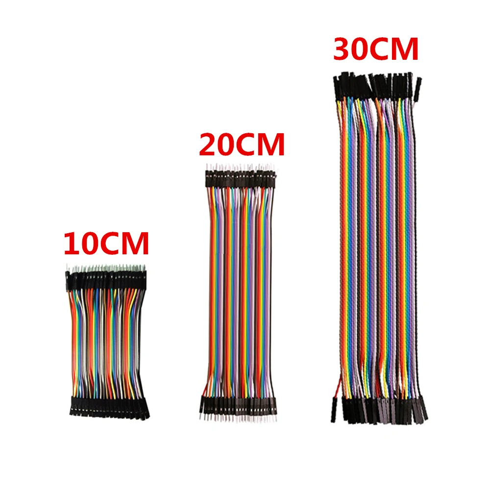Dupont Line 10cm/20CM/30CM Male to Male+Female to Male + Female to Female Jumper Wire Dupont Cable 1