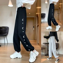 

Woman Clothes Wide Harajuku Streetwear Sweatpants Casual Korean Joggers Pants Trousers Hippie Loose Sport Steampunk Pantalon
