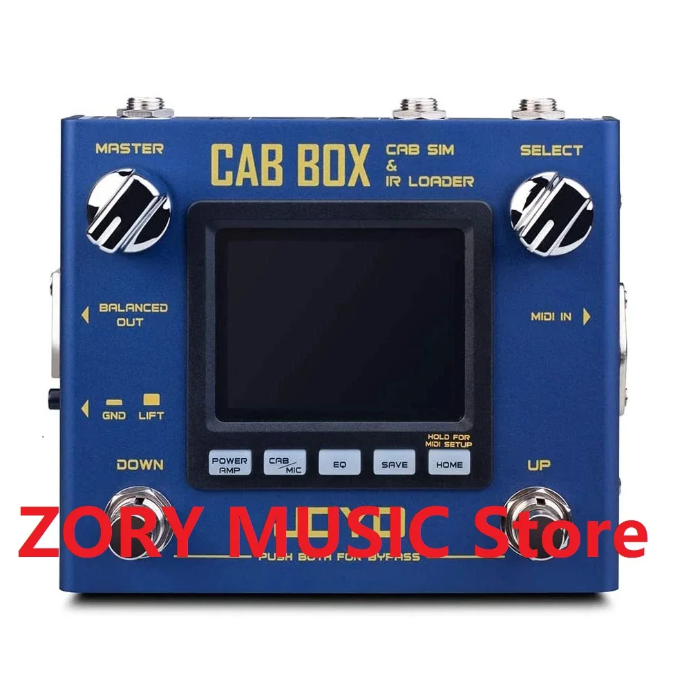 

JOYO R-08 CAB BOX Multi Effect Pedal Support IR Loading AMP Pedal Effect 4 Tube Power AMP Simulations Cabinet Modeling Pedal