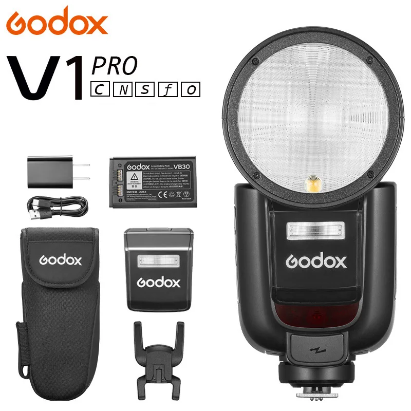 

Godox V1 Pro Godox Speedlite вспышка TTL HSS 1/8000s Li-Ion круглая головка подходит для Canon Nikon Sony Fuji Olympus вспышка для камеры