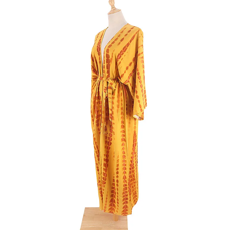 14 Colors Kimonos Bikini Cover Ups Beachwear Beach Robe Femme Long Dress Sarong Women Loose Cardigan Swimsuit Covers