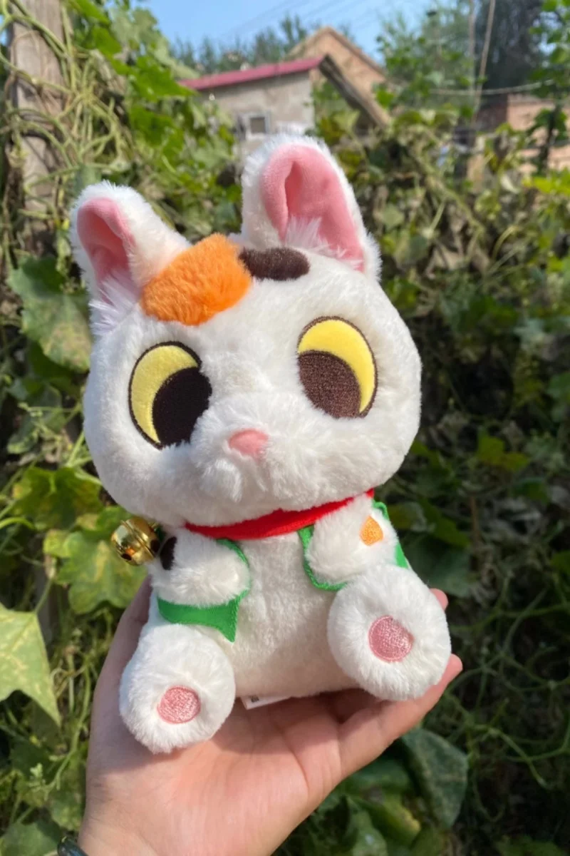 This Is a Very Cute Cat Cute Flower Cat Summer Cat Plush Toy Doll for the Girl's Gift