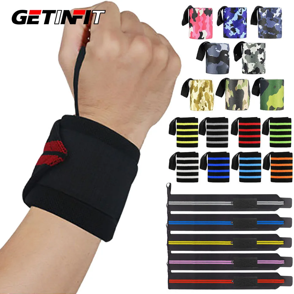 

1Pair Wristband Wrist Support Brace Strap Wrap Crossfit Powerlifting Wrist Brace Strap Weight Lifting Gym Training Wrist Support