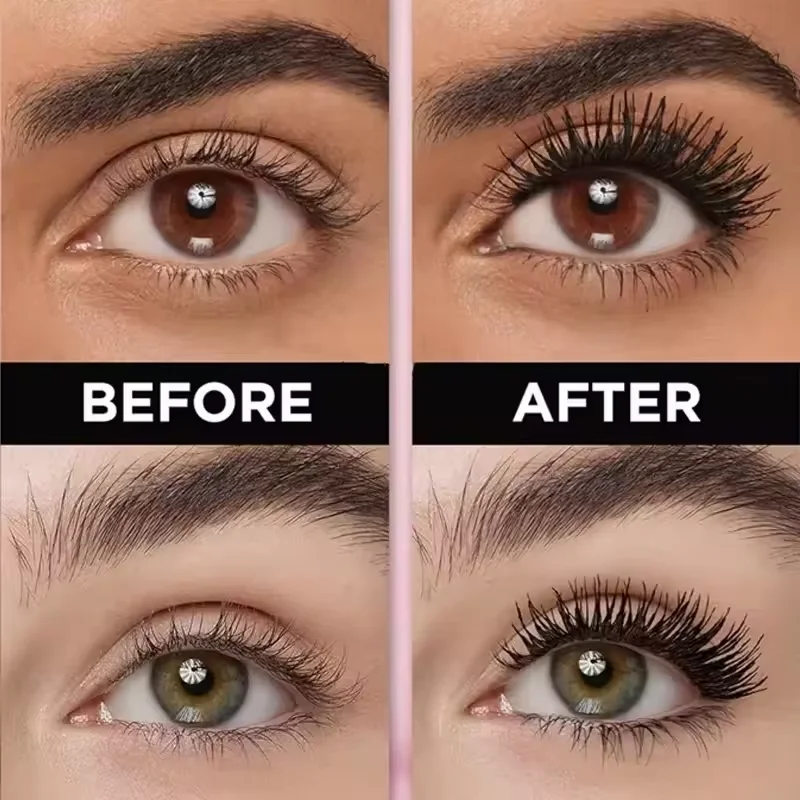 Waterproof Mascara Eyelashes Lengthening Long Lasting Silky Lash Black Eyelashes Extension Make Up Beauty Eye Korean Cosmetic_voghion.com