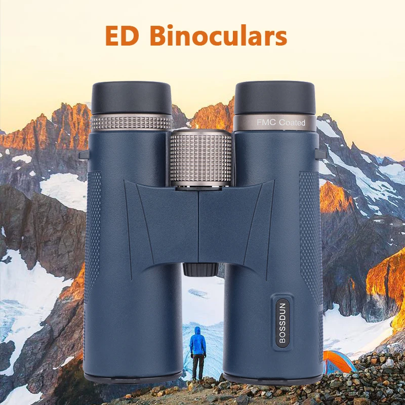 

Бинокуляры высокой мощности с линзой ED высокой мощности, 12x42 дюймов, HD, яркий, с ночным видением, телескоп для кемпинга на открытом воздухе, IP67, водонепроницаемые бинокуляры