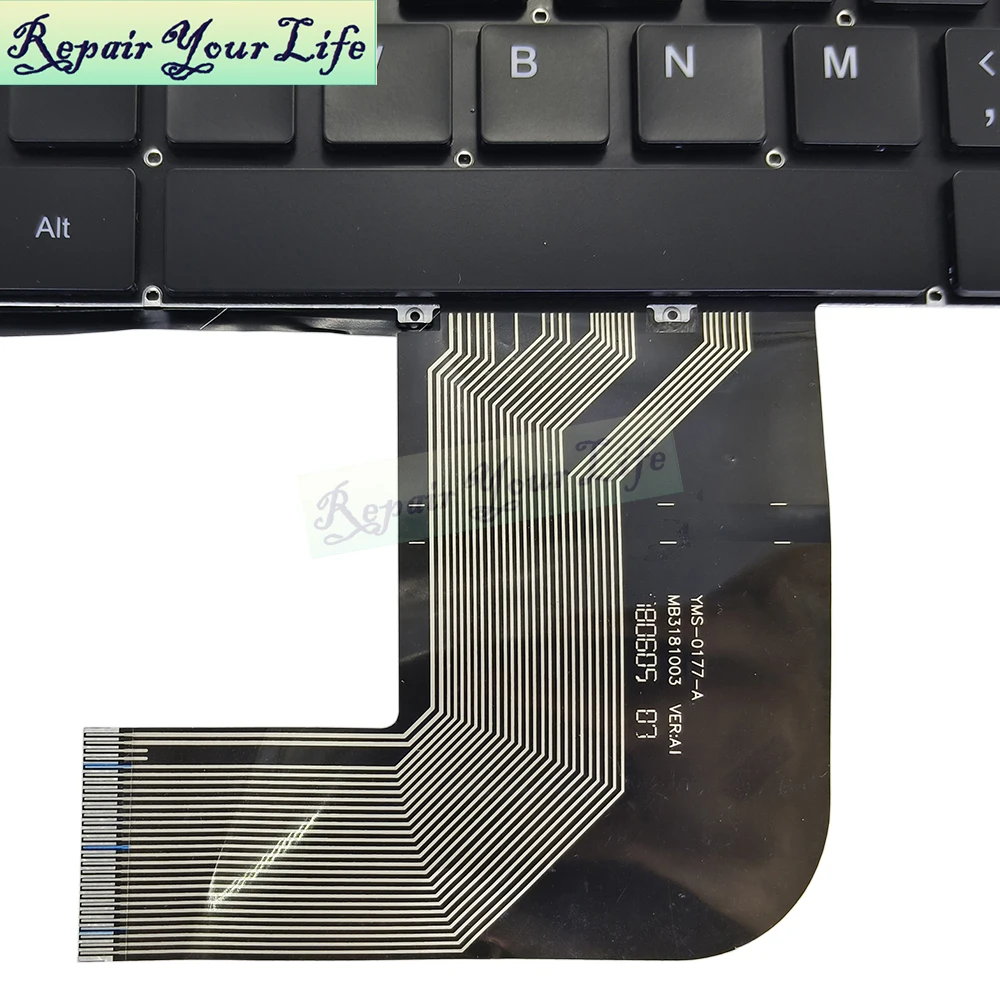 Teclado Retroiluminado para Teclast f7 Plus F7s Gwt141 Gwt1411bl Gwt141 Inglês Mb3181003 Yms0177 - Imagem 4