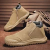 Men's Casual Slip-On Driving Work oes Anti-Slip Wear-Resistant Labor Protection Footwear Faionable Outdoor Low-Top Rubber