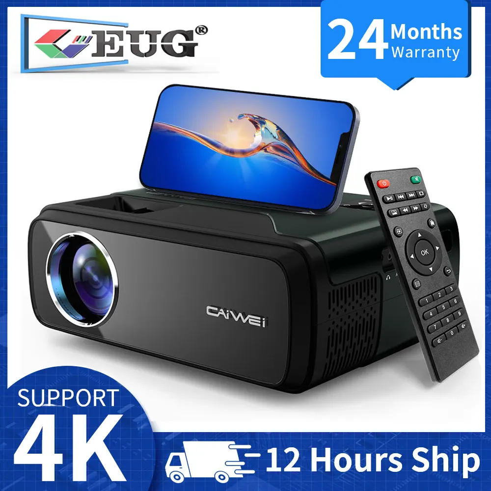 Eug Led Projector 1080p Full Hd 4k 8000 