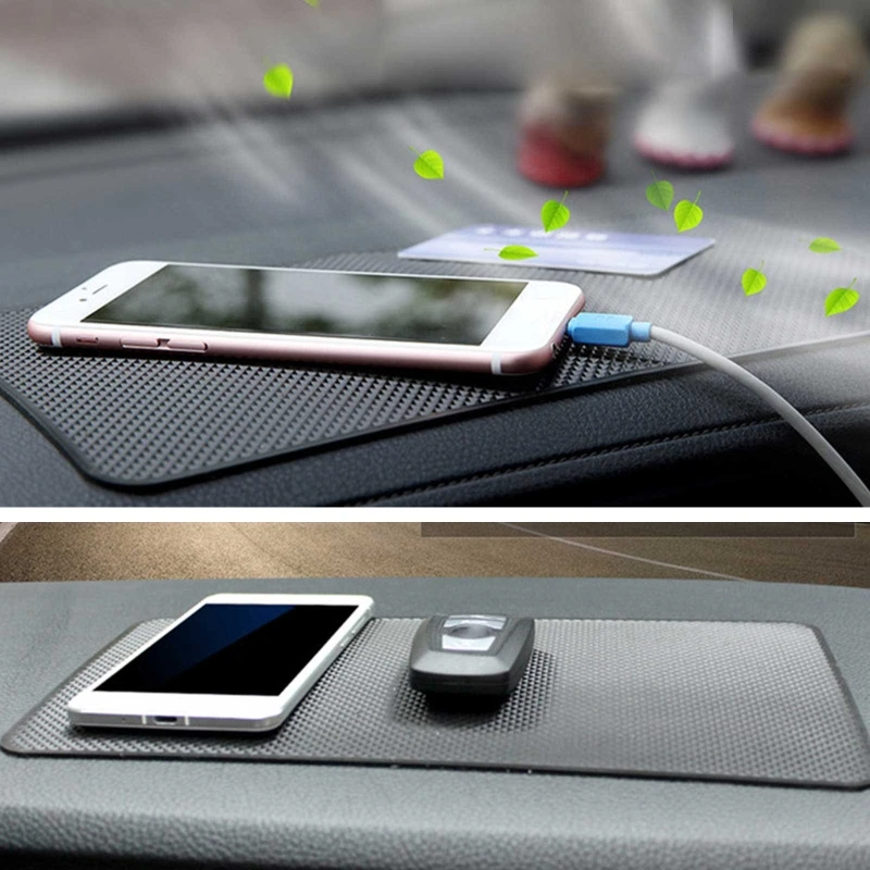 Black Car Dash Grip Mat Mobile Phone Holder Anti Slip Silicone Super Sticky Pad Dashboard Mat Interior Accessories car non slip mat non slip mat car dashboard mat non slip dash mat dash adhesive holder silicone anti slip pad silicone anti skid pad dashboard phone holder dash phone holder