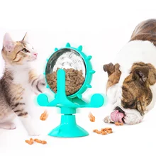 Leaking Food Toys for Cat Funny Pet Dog Cat Leak Food Ball Toys Small Dog Kitten Slow Food Feeder Interactive Cat Windmill Toys