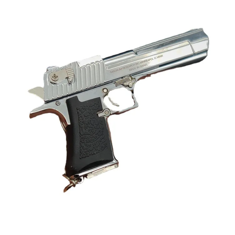 1:3 Mini Desert Eagle Toys Guns Arms Alloy Key Chain Pistol Metal Model Pistolas PUBG Toy Gun Arms Gun Decoration Toy 3