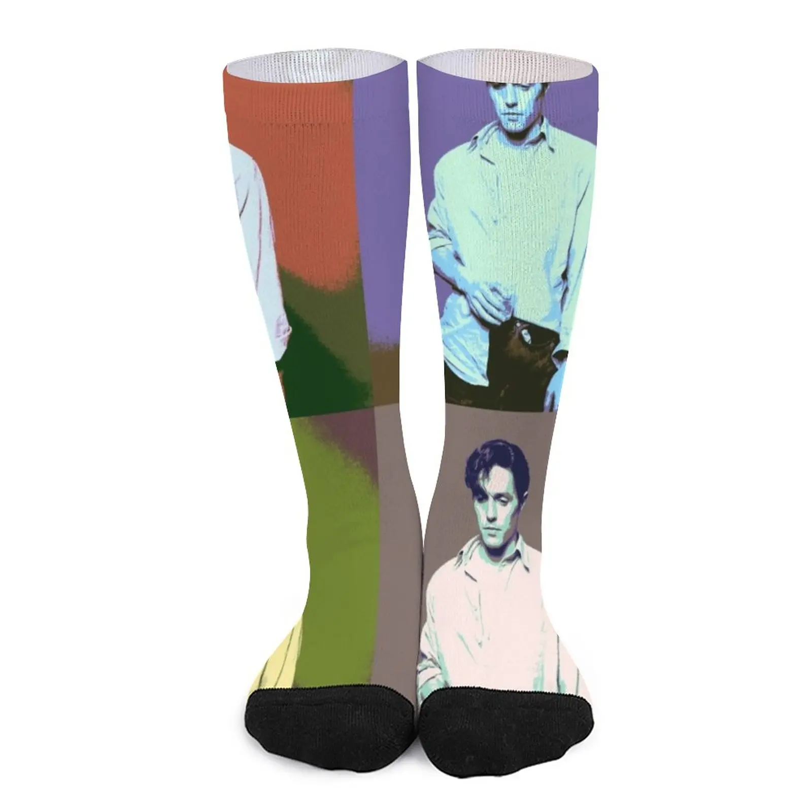 Hugh Grant Pop Art Socks non-slip soccer socks Men's winter socks compression socks basketball james grant sawdust in my veins
