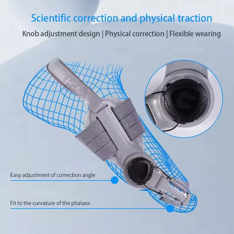 Unisex Foot Bunion Corrector Brace with Adjustable Toe Separator