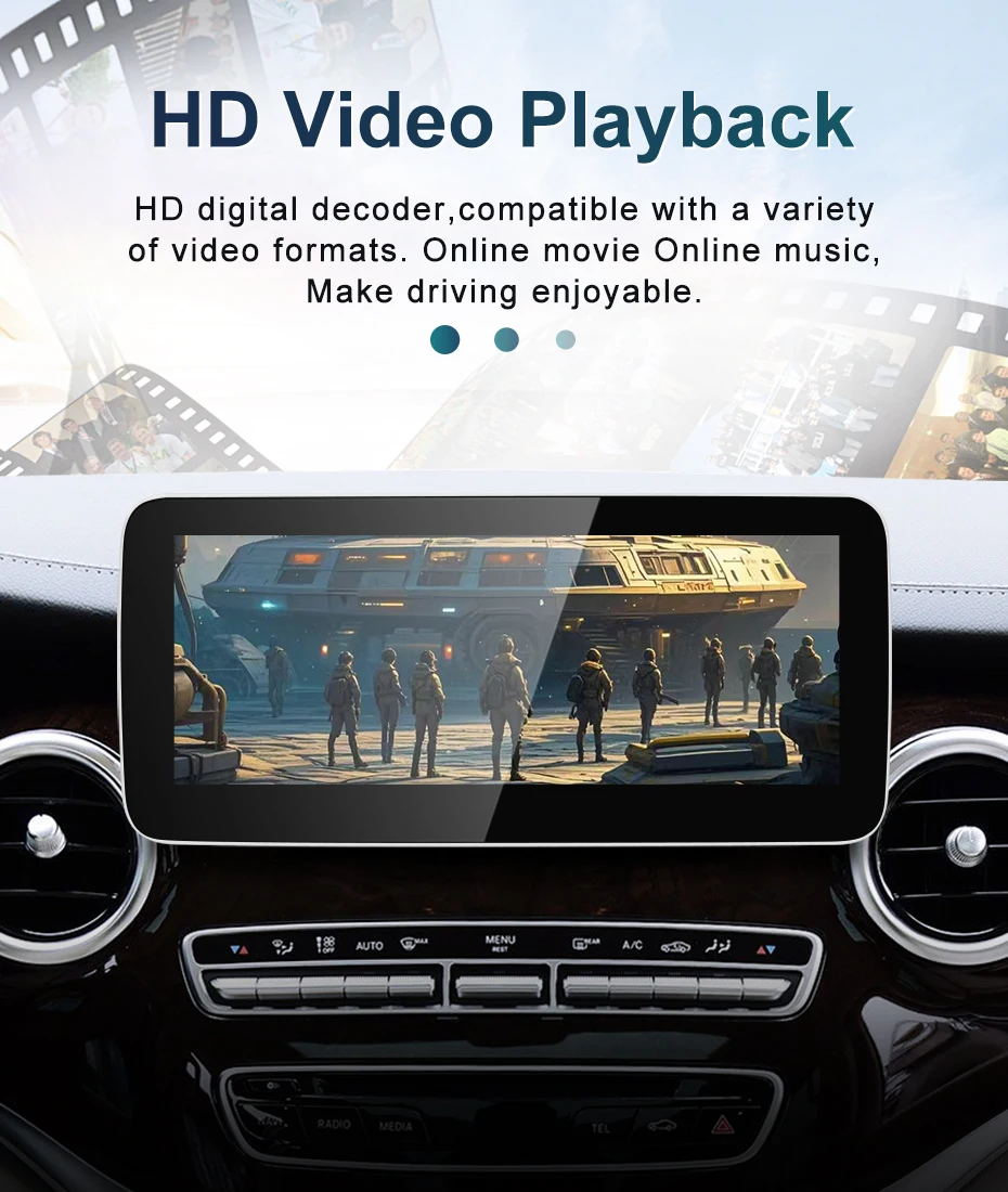 Factory Price Android14 AUTO Carplay For Mercedes Benz V Class W447 V250 Intelli