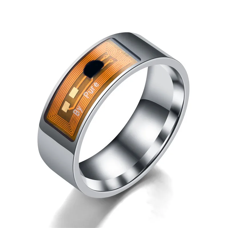 Anillo inteligente negro para hombre y mujer, accesorio Digital a prueba de  agua, Control de dedo inteligente, NFC, regalo de fiesta, parejas, 2021 -  AliExpress