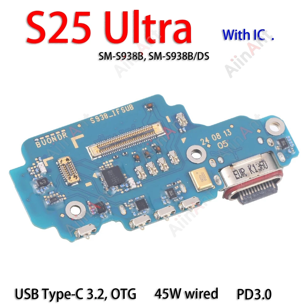 USB Mic Board Dock Charger Connector Charging Port Flex Cable