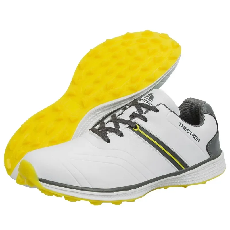 Golf Sneakers Men Waterproof Golfer Sport Shoes Women's Golf Non Slip Golfing Shoes Outdoors Golf Turf Comfortable Walking Shoes 2