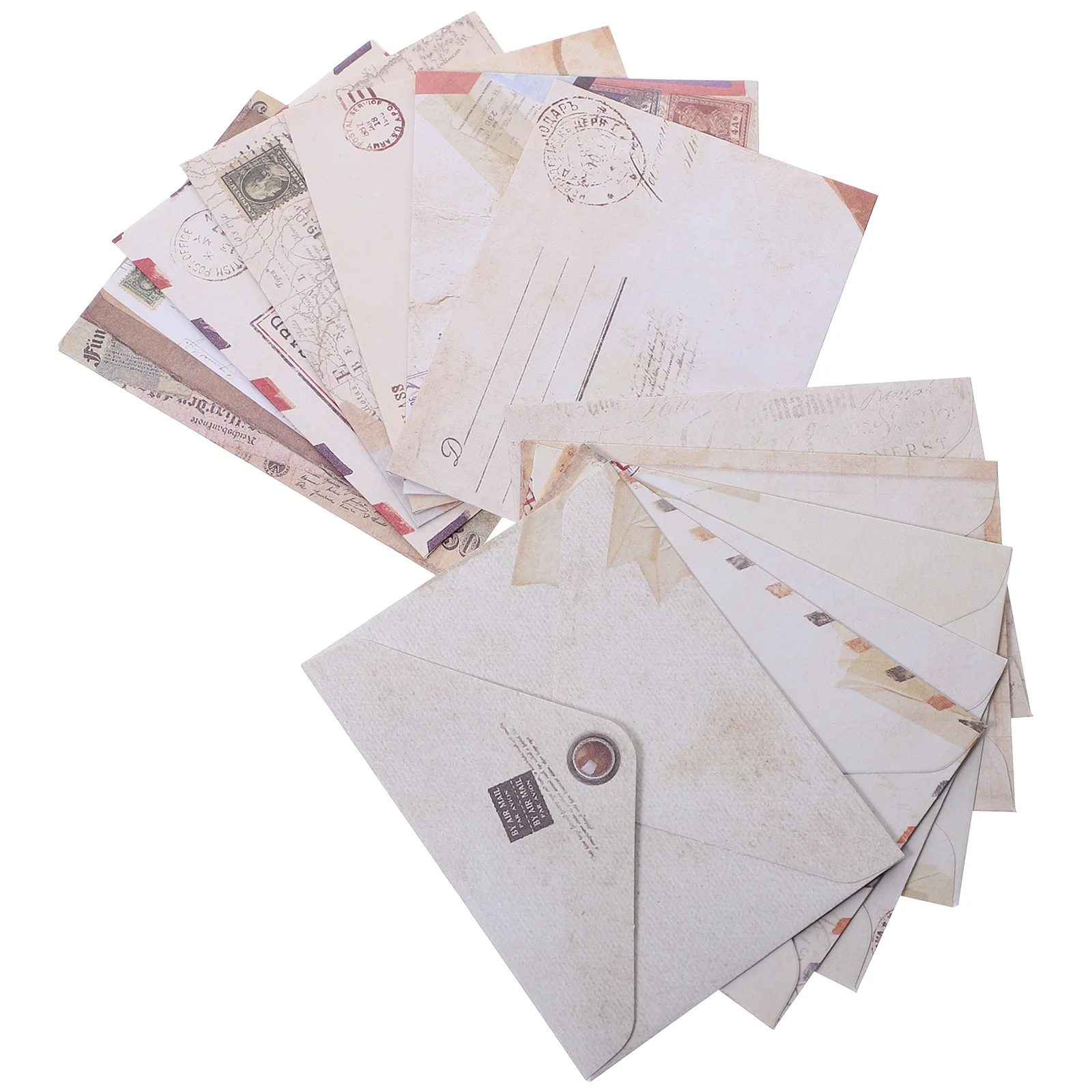 

60pcs Mini Envelopes Small Paper Envelopes Retro Envelopes Cards Envelopes