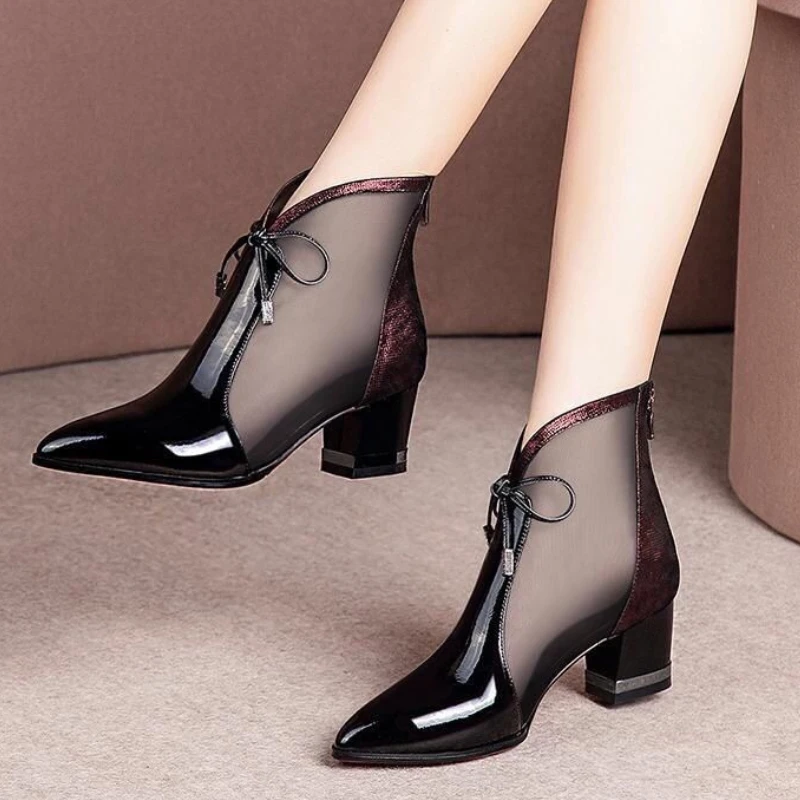 botines verano zapato de botines primavera verano 2022 zapatos mujer Botines de tacón alto