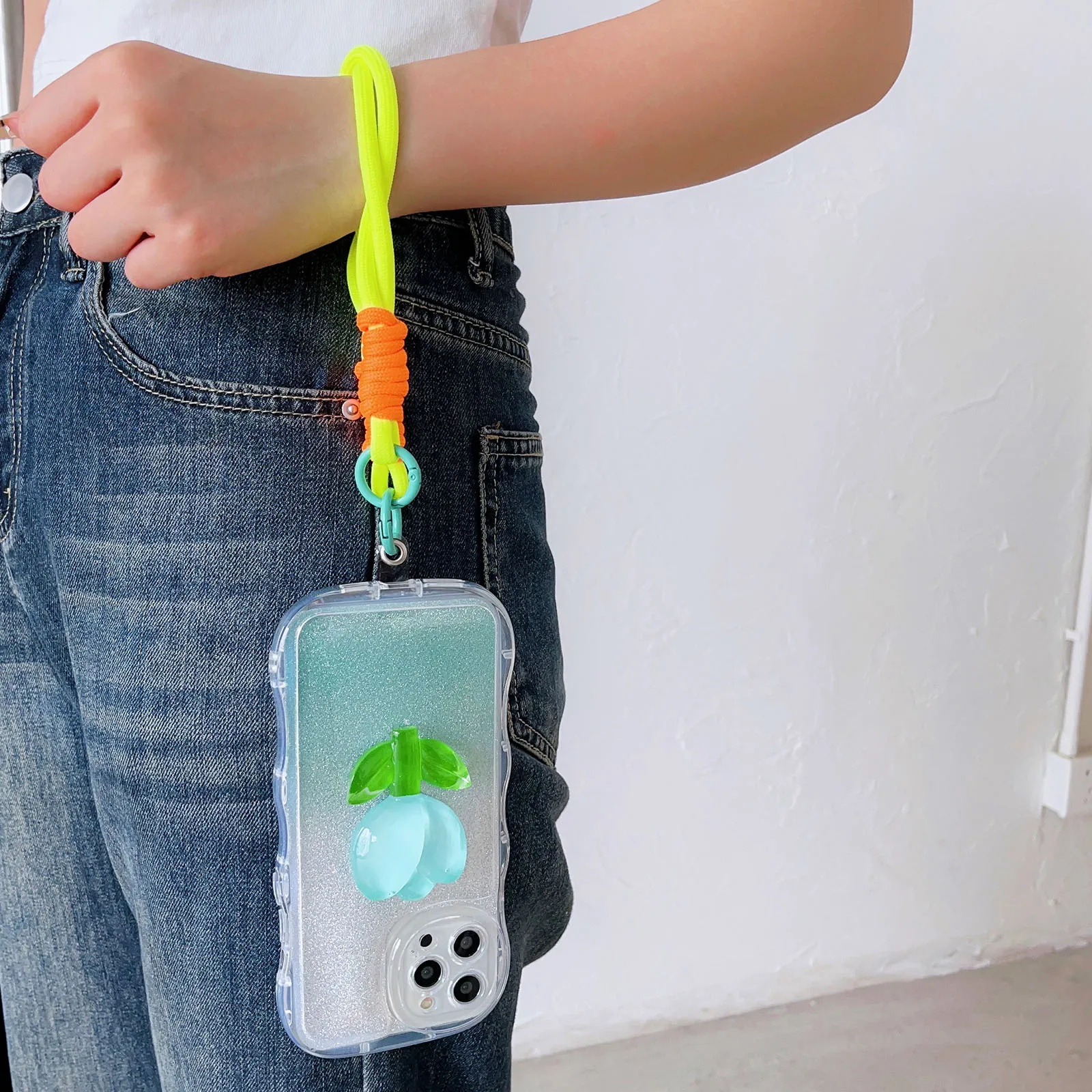 Phone Lanyard Fashion Creative Mobile Phone Wrist Strap Multi-purpose Convenient Wrist Rope Pure Manual
