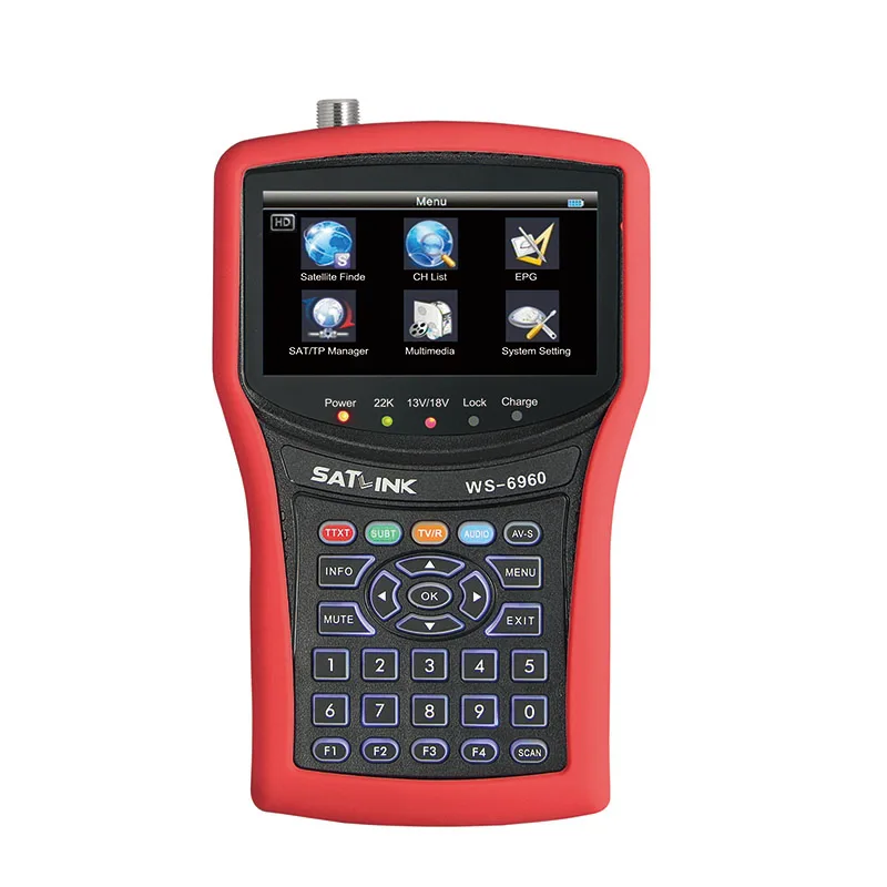 

Sathero DVB-S2 цифровой аналоговый прибор для измерения спутниковой связи SH-100HD WS6960 с автоматическим сканированием/CBER/VBER/PWR