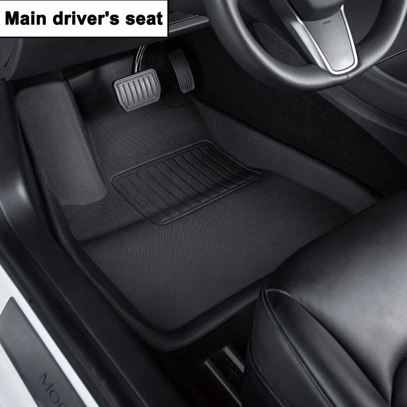 Car Floor Mats For Tesla Model 3-LHD/RHD Foot Liner XPE All-weather Waterproof Pad & Trunk Mat model3 Accessories