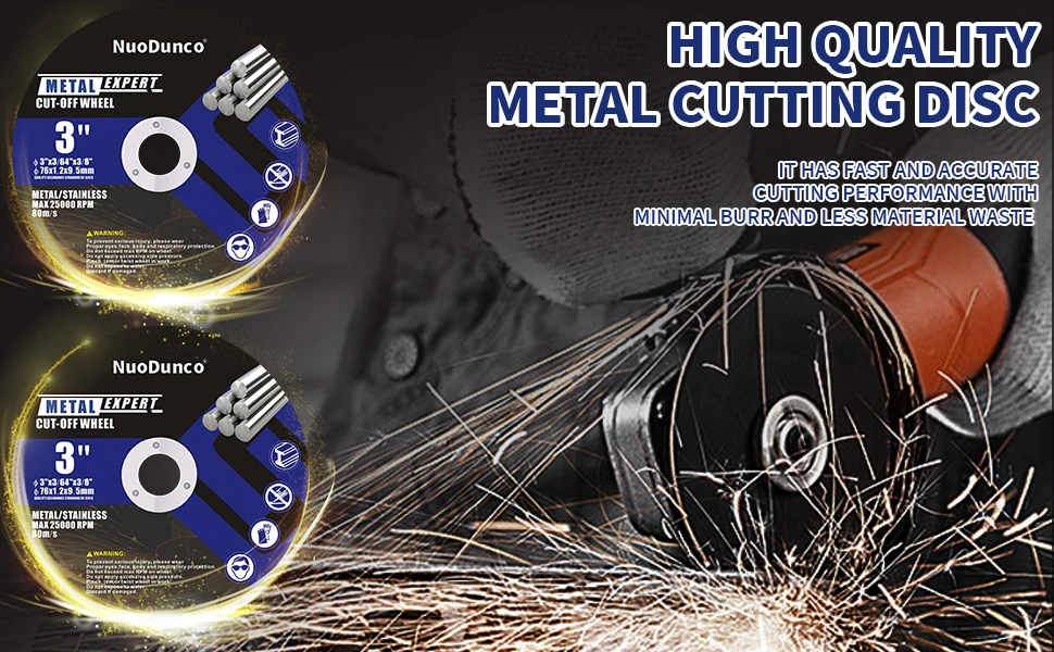 10 stücke 75mm Metall Trennscheibe Mini Trennscheibe 1mm Dicke Harz Sägeblatt Metall Holz Edelstahl schneiden Für Winkel Grinder – Detail 1