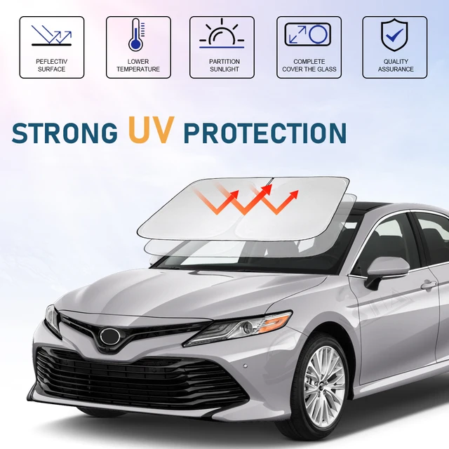 Szélvédő Napsütés A Toyota Camry 2018-2022 2023 Napfényben Összecsukható Napfényes Védőblokkok Uv-Sugarak Hűvösebben Tartják Az Autóját - Image 2