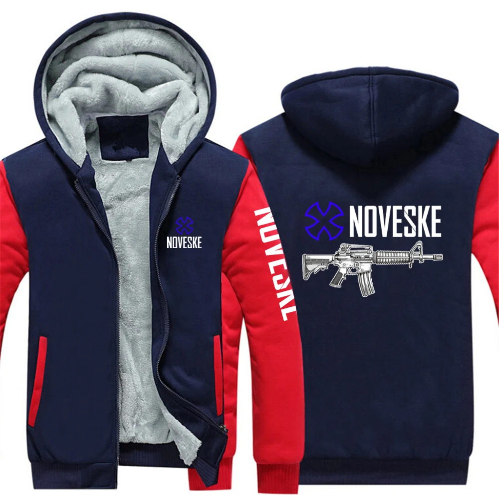 Thickened Hooded Cardigan Zipper Man Autumn Winter Hoodies