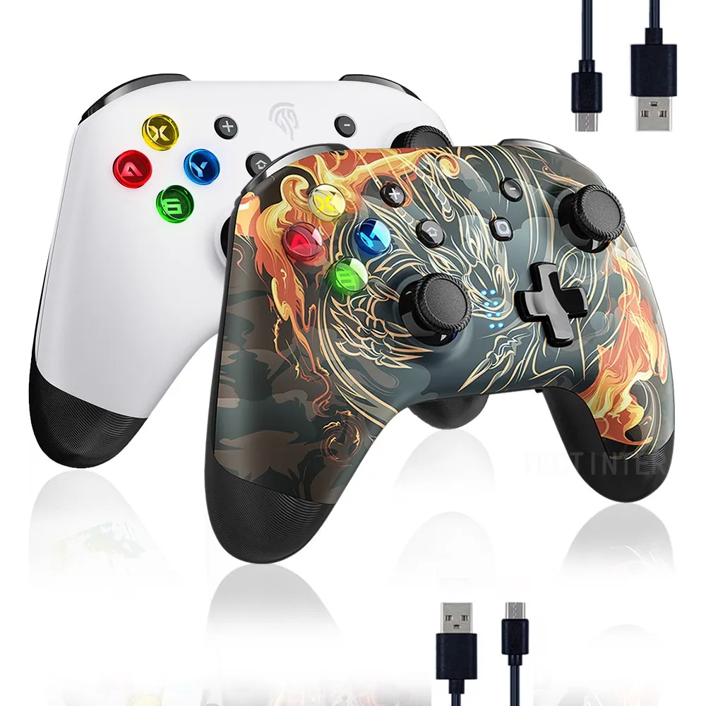 

EasySMX 9124 Wireless Gamepad Controller For Nintendo Switch For Steam Deck Tesla Android TV Box Portable Game Joystick PC One k